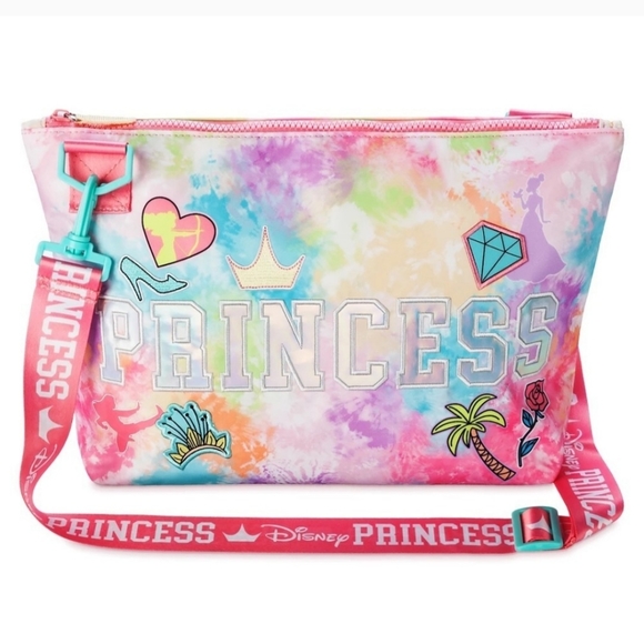Disney Princess Girls  Swim Crossbody Tie-Dye Bag - Picture 1 of 15